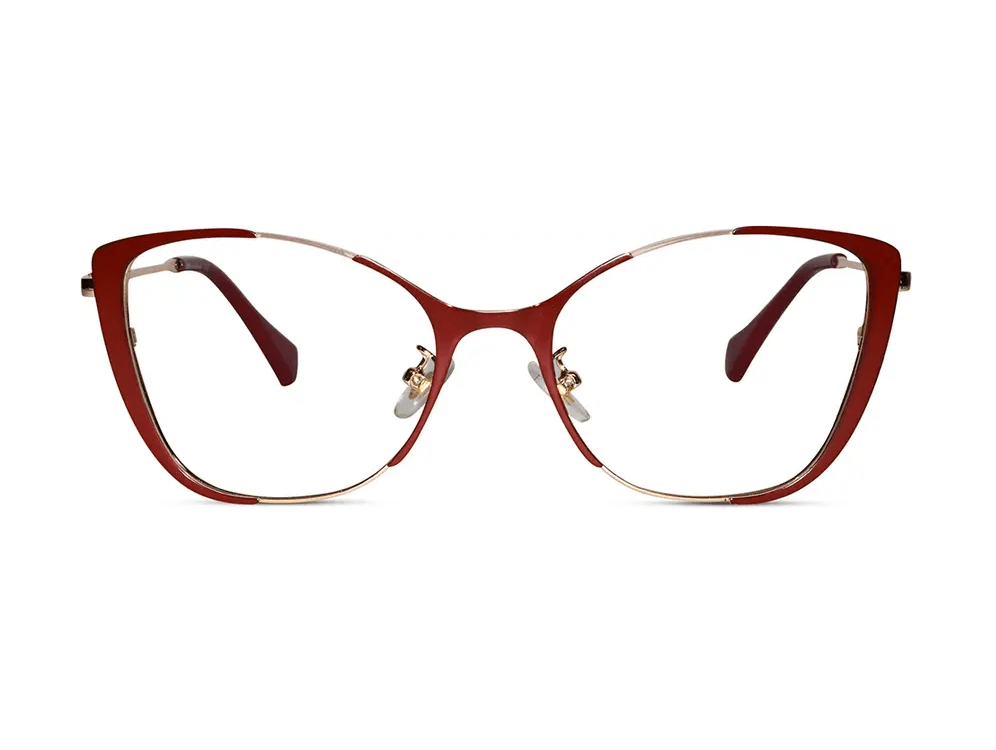 Full Rim Cat Eye Metal Frame