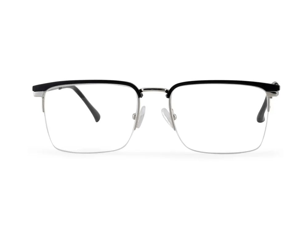 Half Rim Square Metal Frame