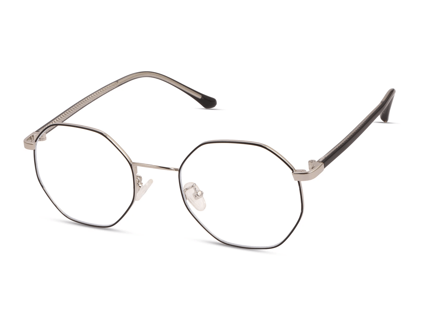 Full Rim Geometric Metal Frame